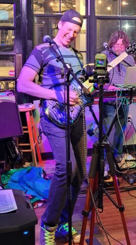 Guitarist Rich Tisdale of Bad Habit at Corner Pocket 02-21-26